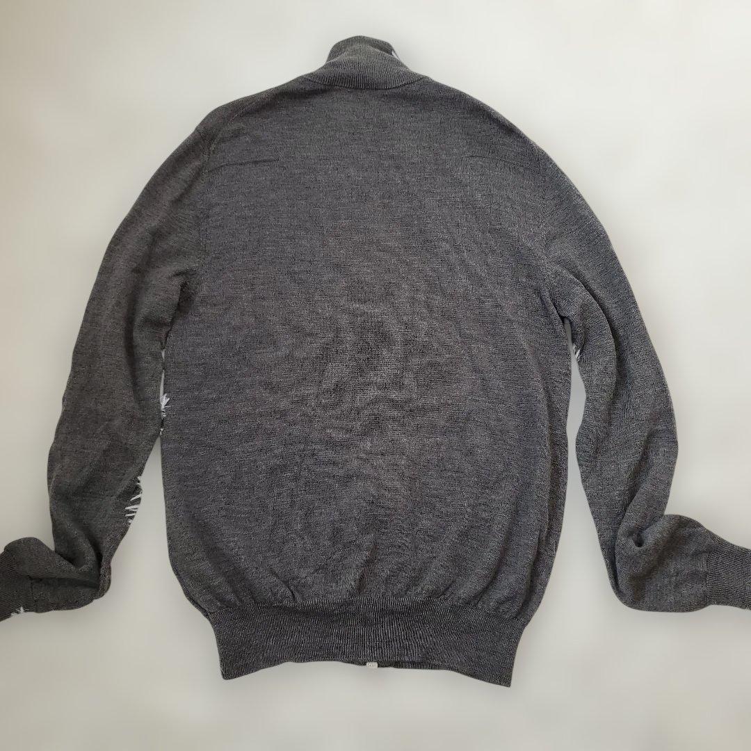 ⭐良品⭐2008aw Dior HOMME ドライバーズニット ジップアップ