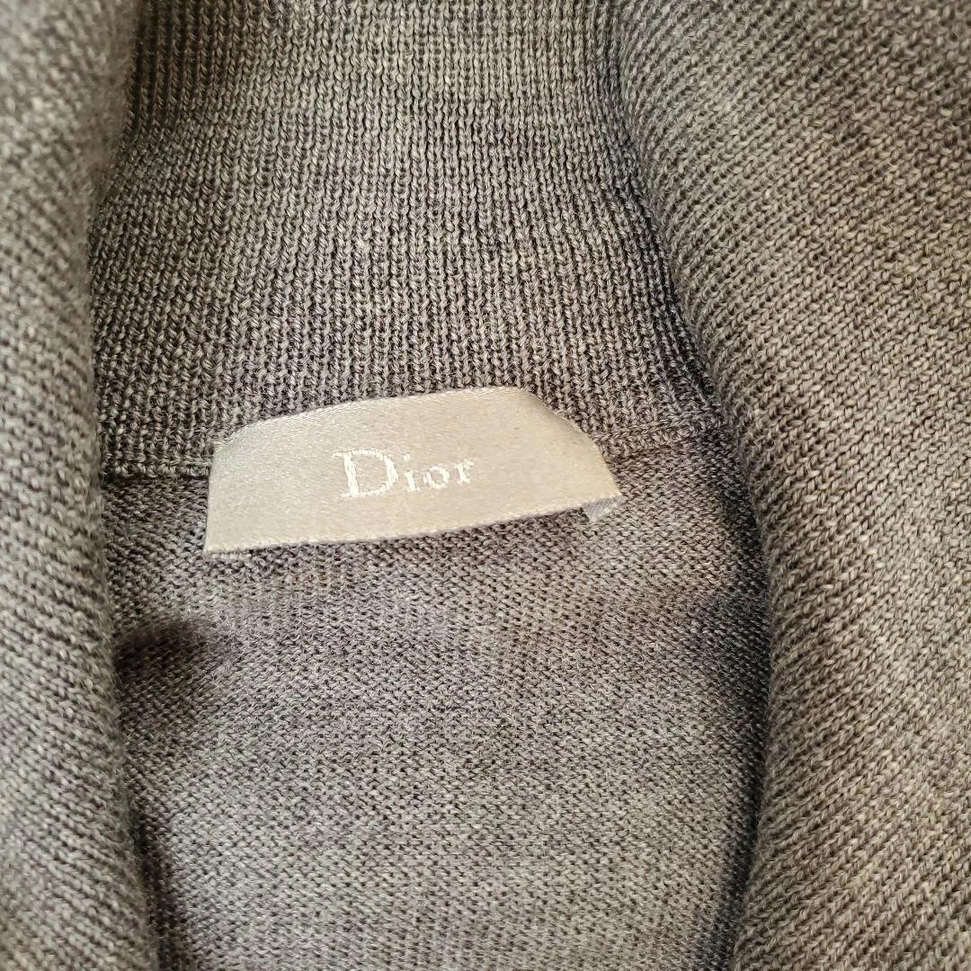 ⭐良品⭐2008aw Dior HOMME ドライバーズニット ジップアップ