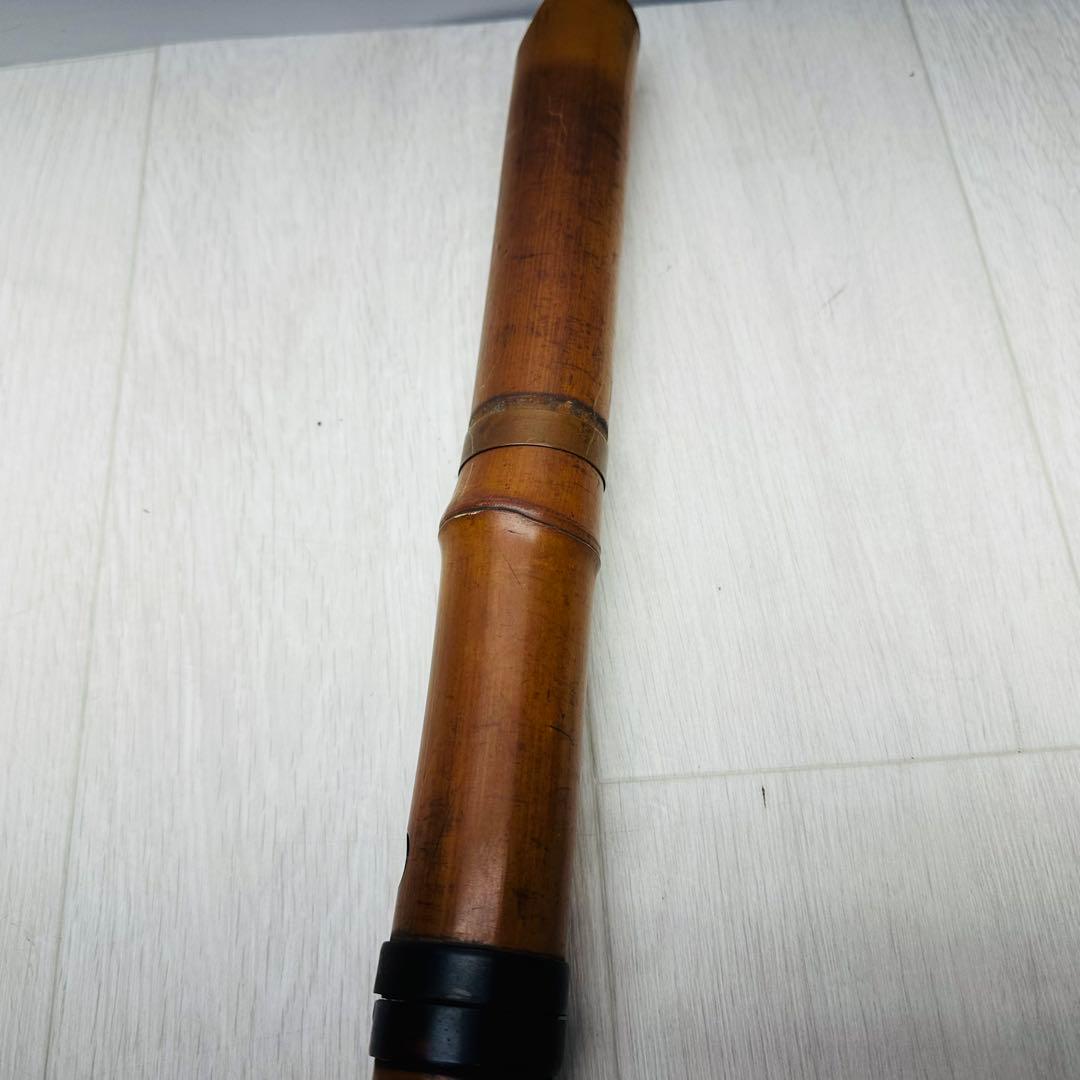 尺八　レトロ　竹琳　曙山　全長　約54cm