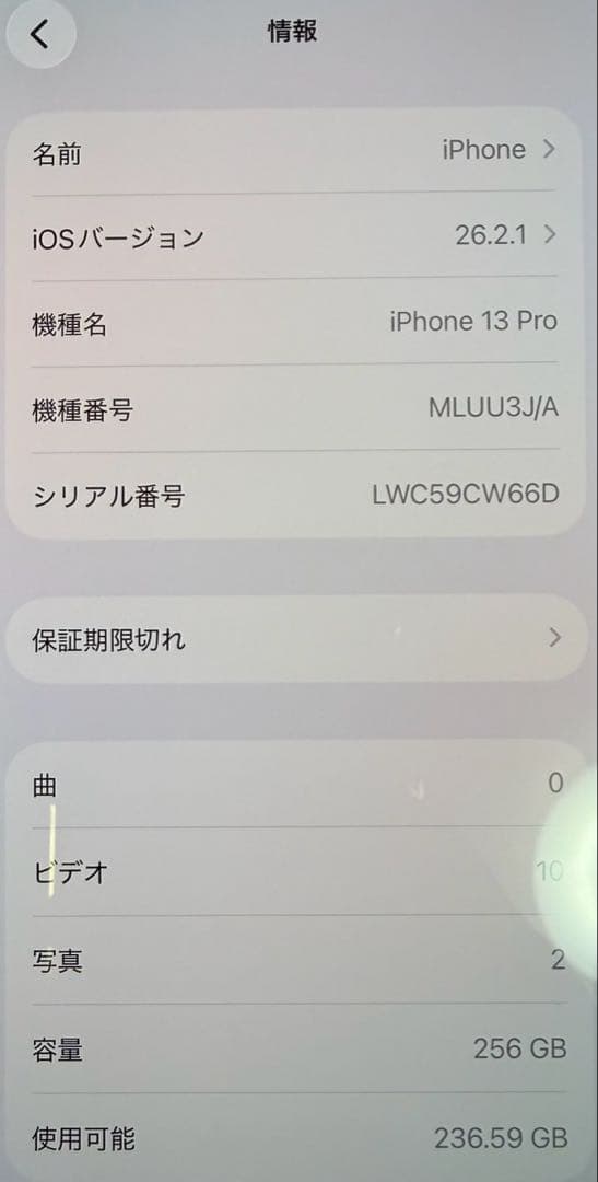 ザキーさん専用 美品iPhone13pro シエラブルー