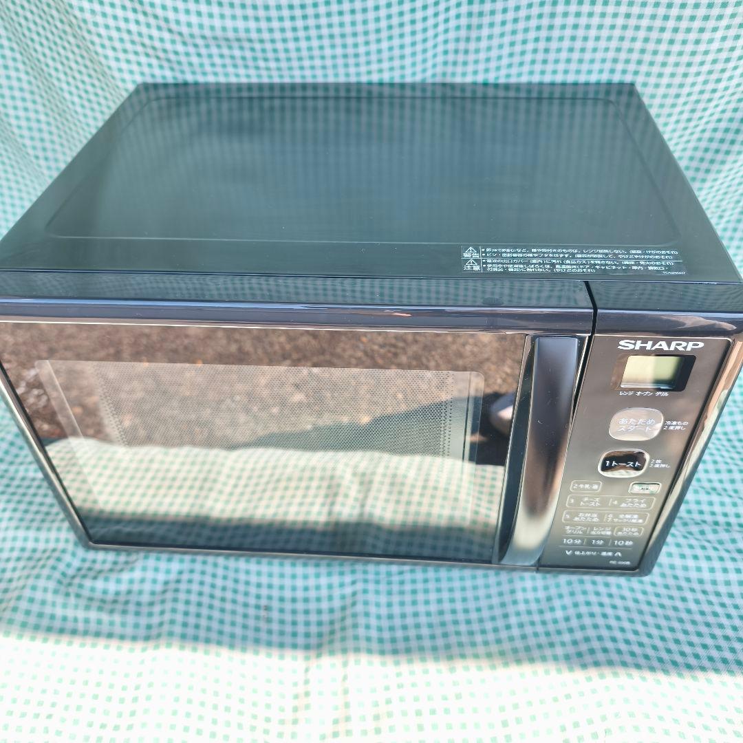 シャープ センサーオーブンレンジ 15L ブラック 除菌清掃済 美品 新生活