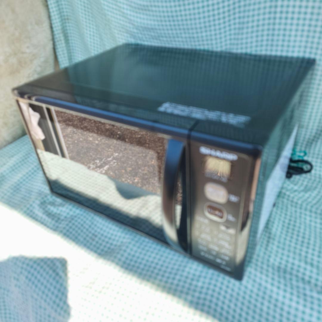 シャープ センサーオーブンレンジ 15L ブラック 除菌清掃済 美品 新生活