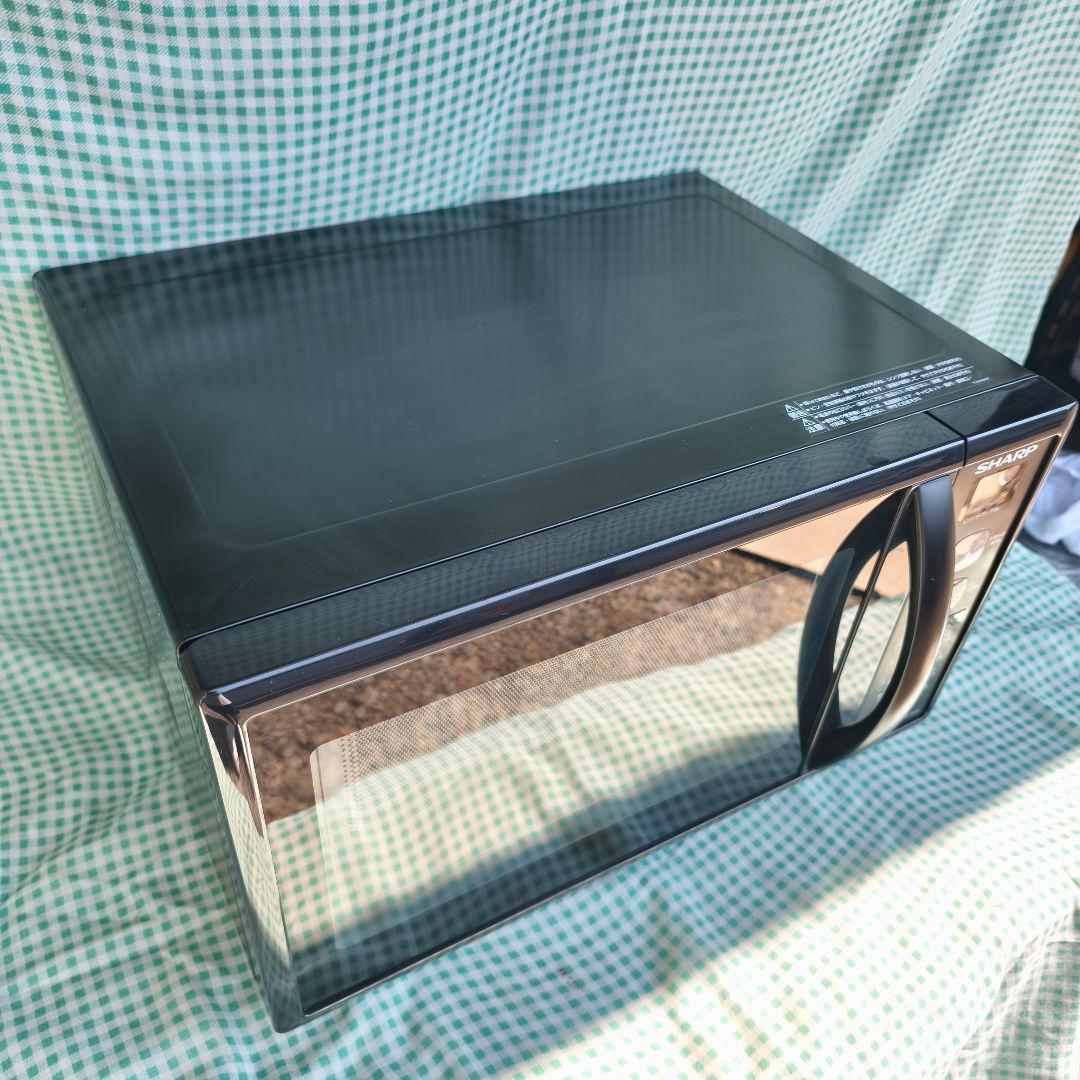 シャープ センサーオーブンレンジ 15L ブラック 除菌清掃済 美品 新生活