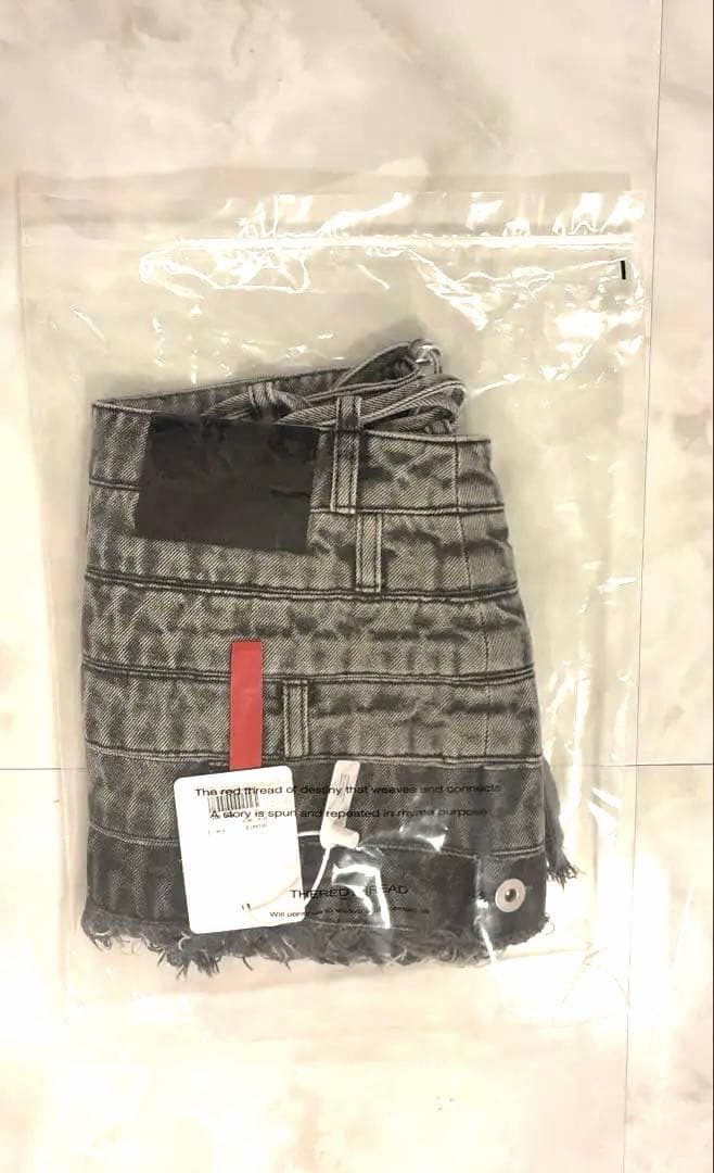 スカート THEREDTHREAD S layered panel skirt mini