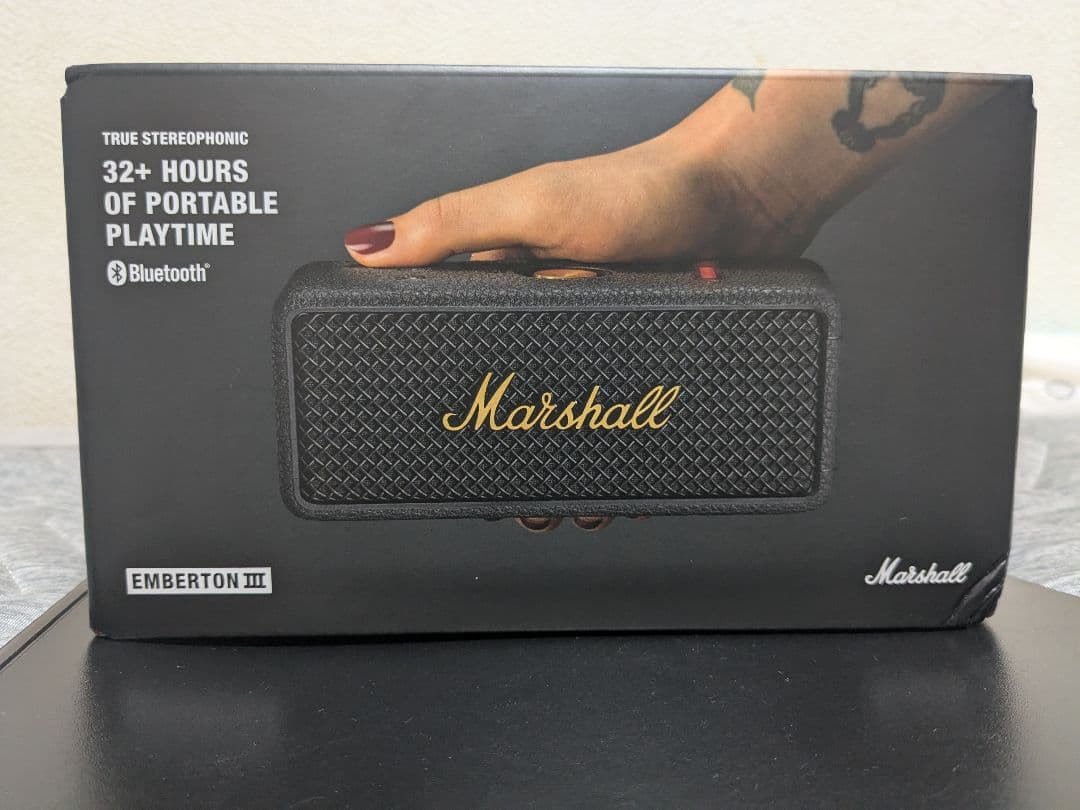 正規品　Marshall EMBERTON3　ブラック　スピーカー