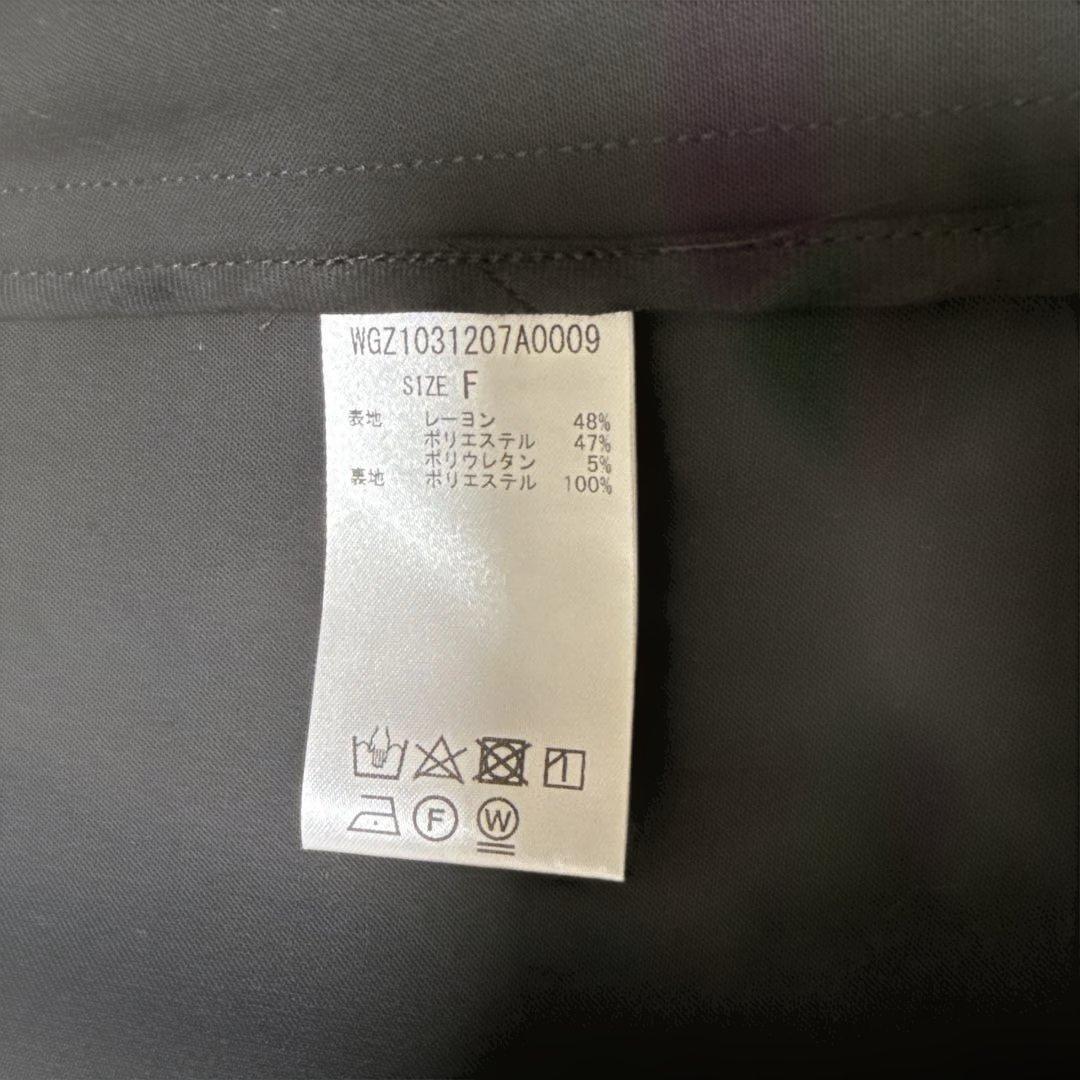 一度のみ着用 ウィムガゼット☆ダブルストレッチジャケット ブラック