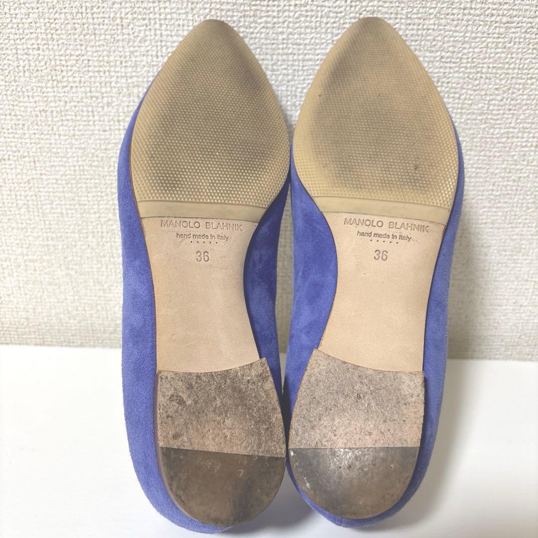 MANOLO BLAHNIK マノロブラニク　スエード　パンプス 36