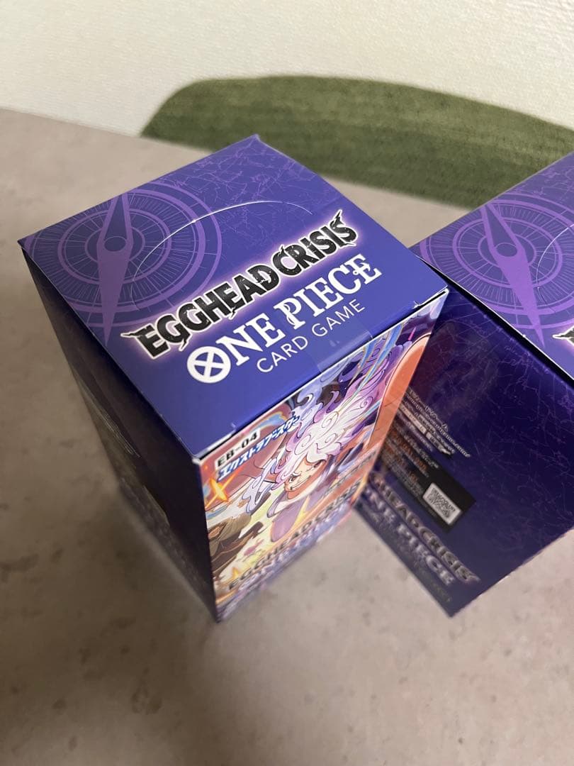 【新品未開封】ワンピースカード4BOX テープ付き　エッグヘッドクライシス