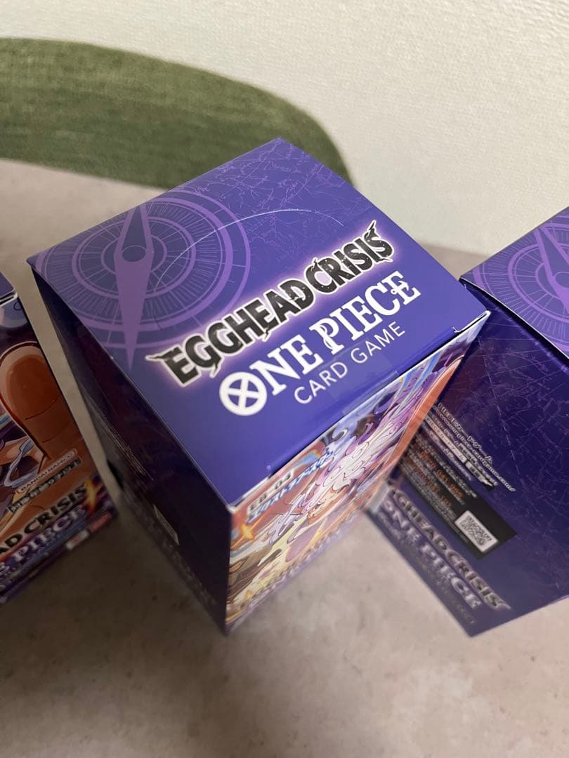 【新品未開封】ワンピースカード4BOX テープ付き　エッグヘッドクライシス