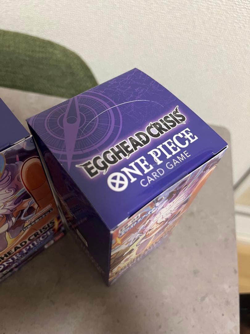 【新品未開封】ワンピースカード4BOX テープ付き　エッグヘッドクライシス