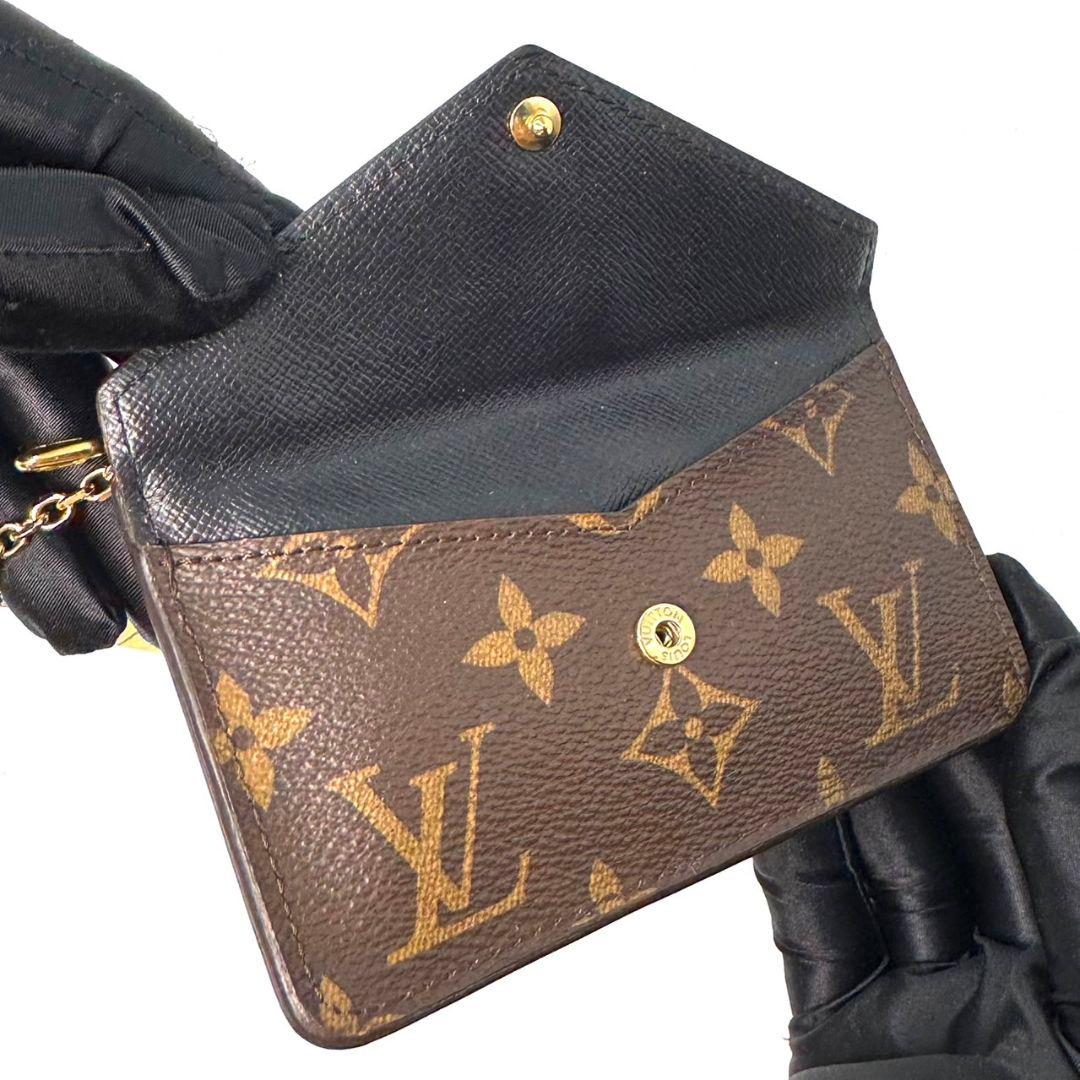 超極美品 ルイヴィトン モノグラム ポルトカルト レクト ヴェルソ 小銭 財布