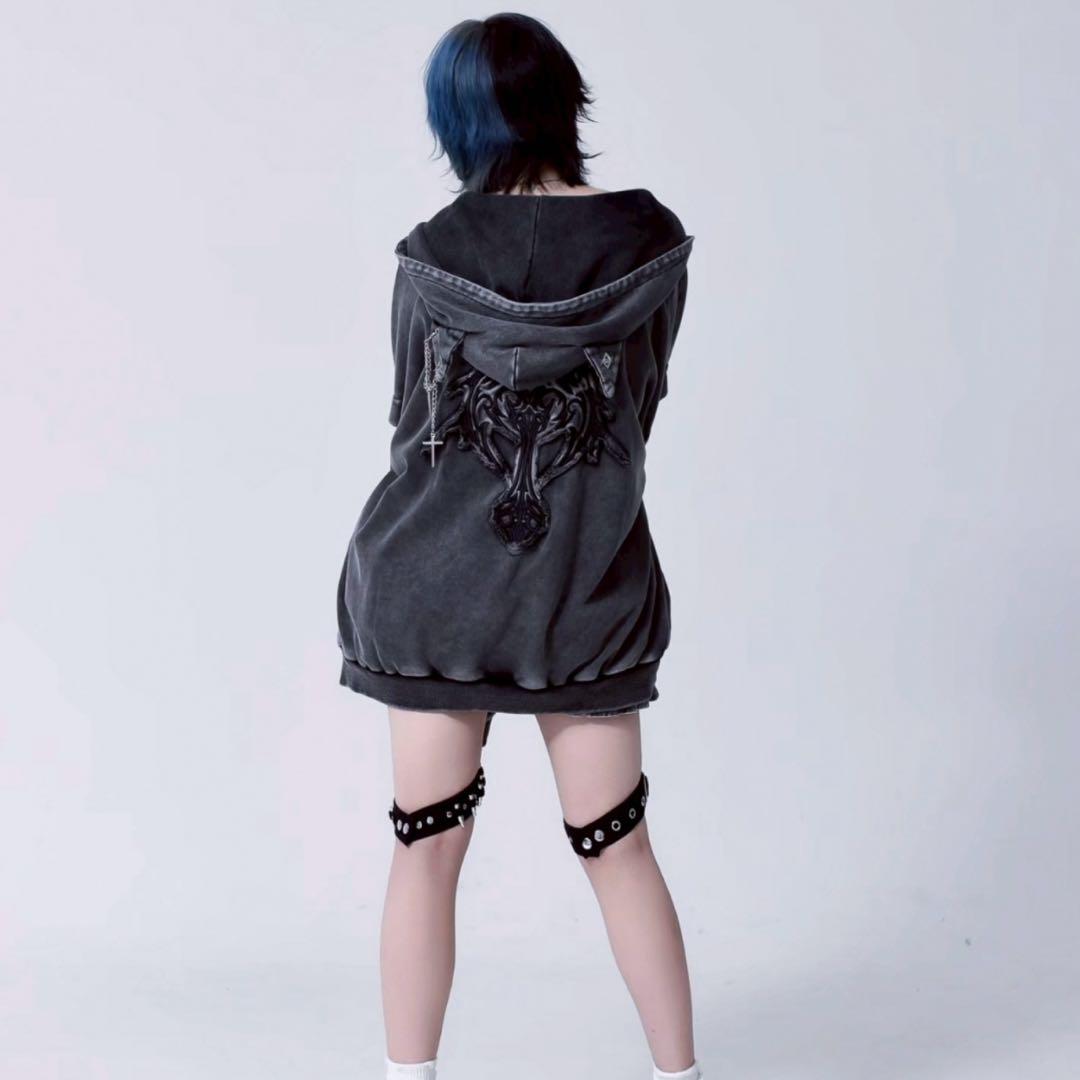 『REFLEM/レフレム』猫耳ZIPパーカー/ジップアップパーカー