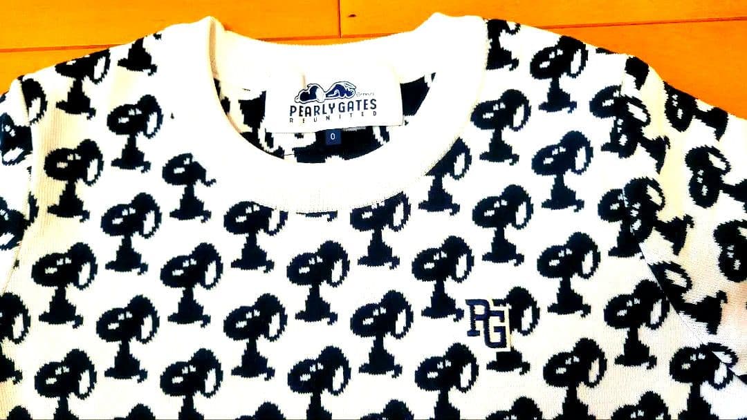 美品♪パーリーゲイツ　PEARLYGATES スヌーピー ニット　ゴルフ