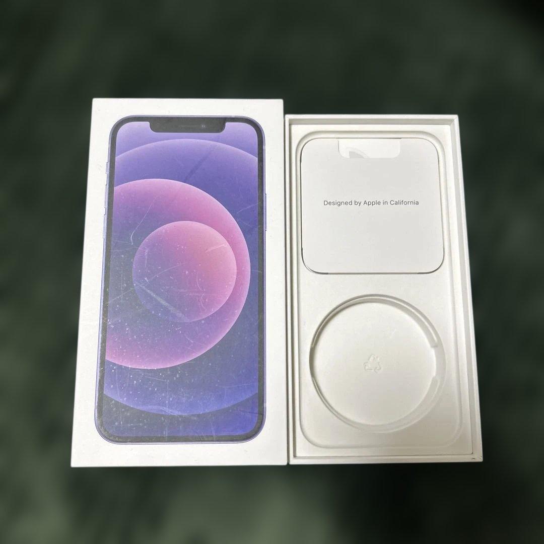 Apple iPhone 12 128GB パープル ケーブルなし 【美品】