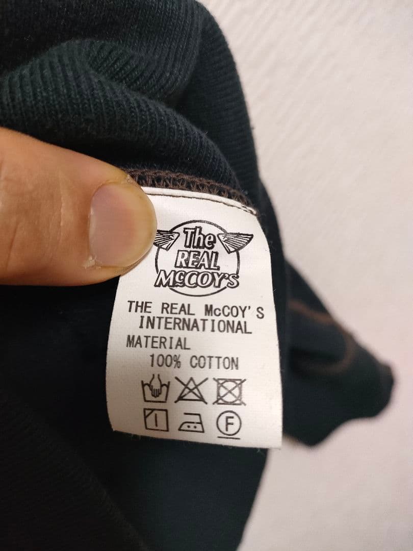 リアルマッコイズ　Buco ブラック 裏起毛スウェット Mサイズ