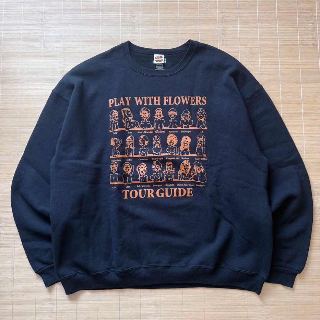 SEE SEE シーシー スウェット ブラック　XLサイズ