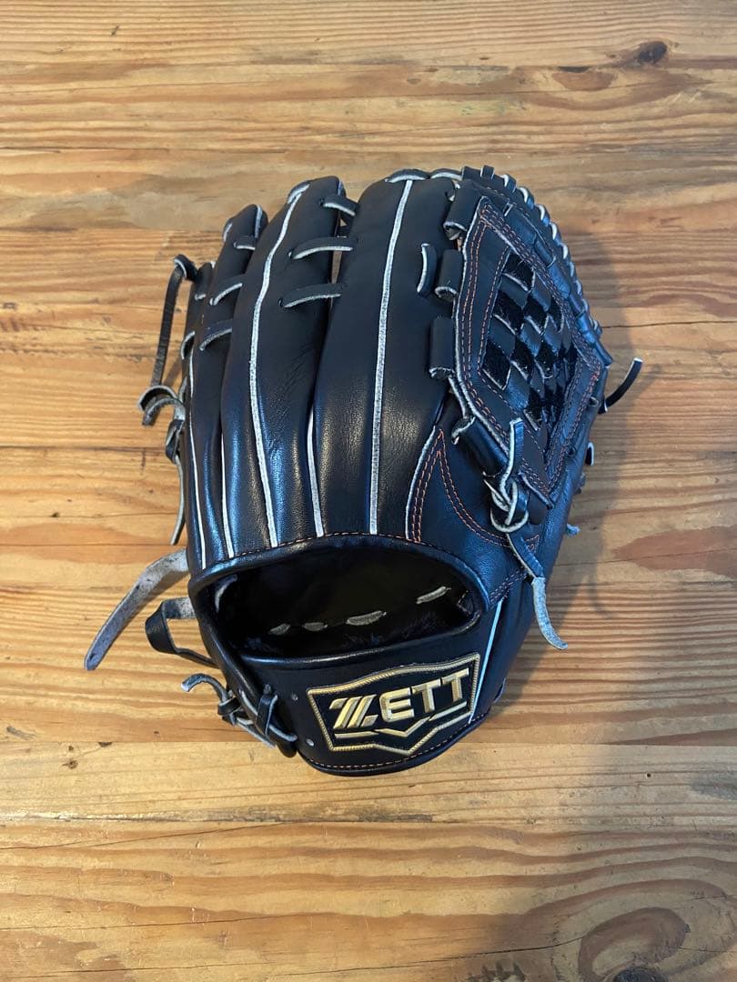 ZETT 軟式グローブ 黒 ネオステイタス　源田モデル　一般用