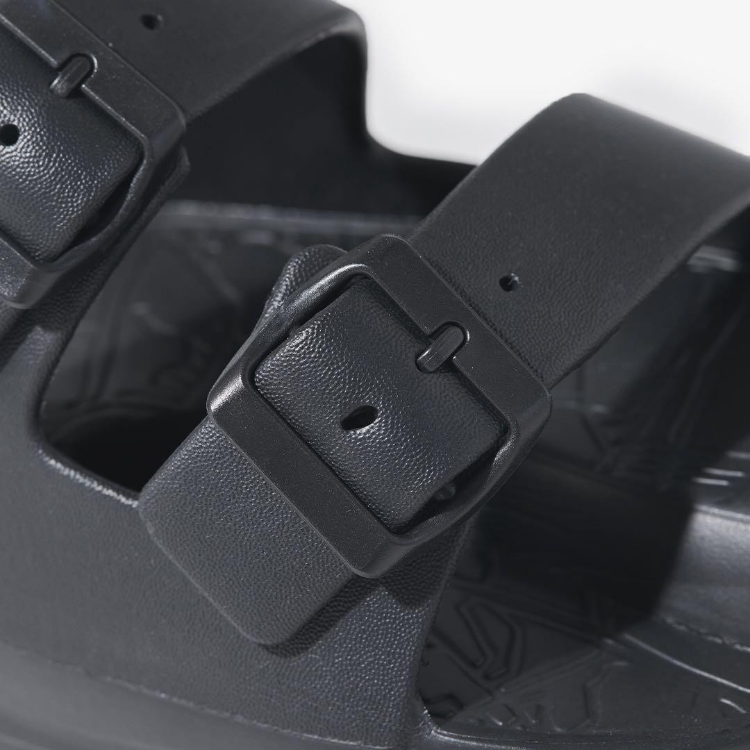 ラクバキ　イージーサンダル　ラップ　ブラック　S