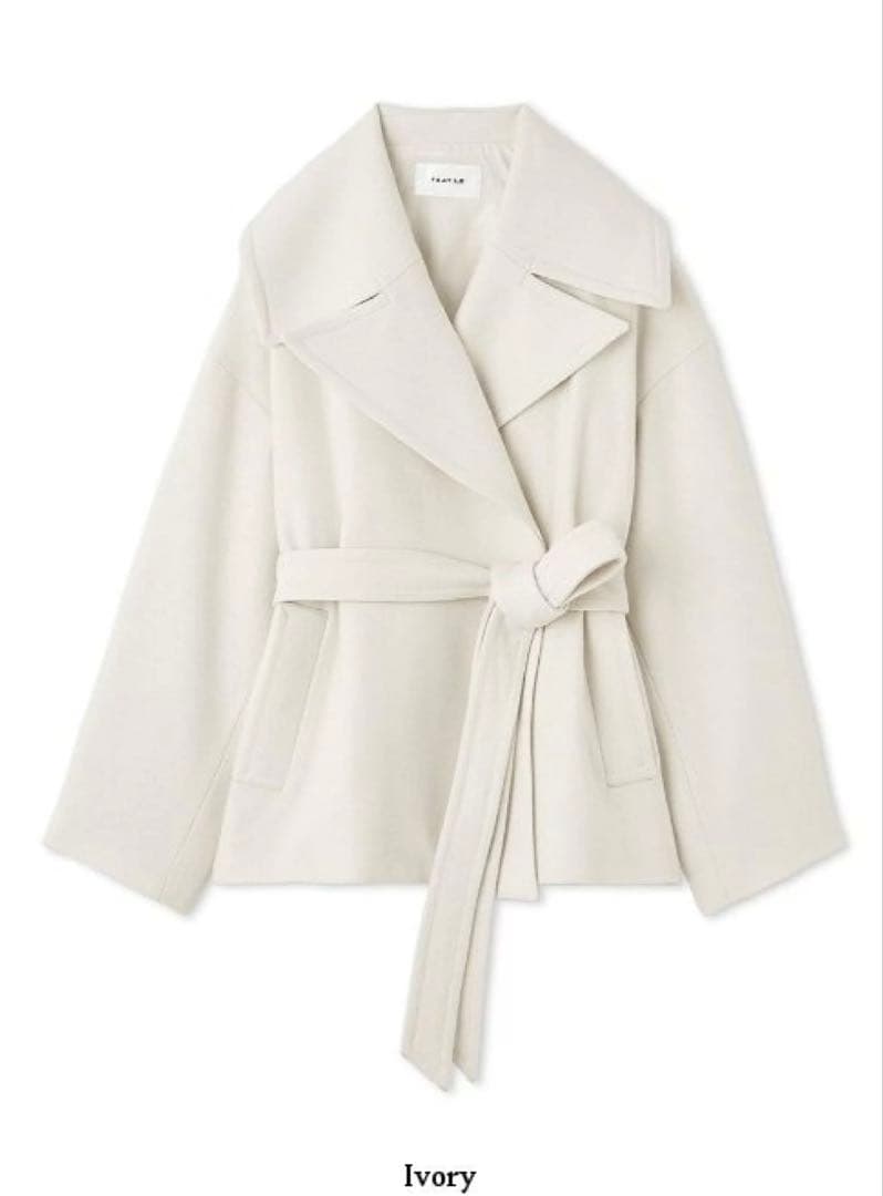 FRAY I.D フレイアイディー ビッグカラーショートコート