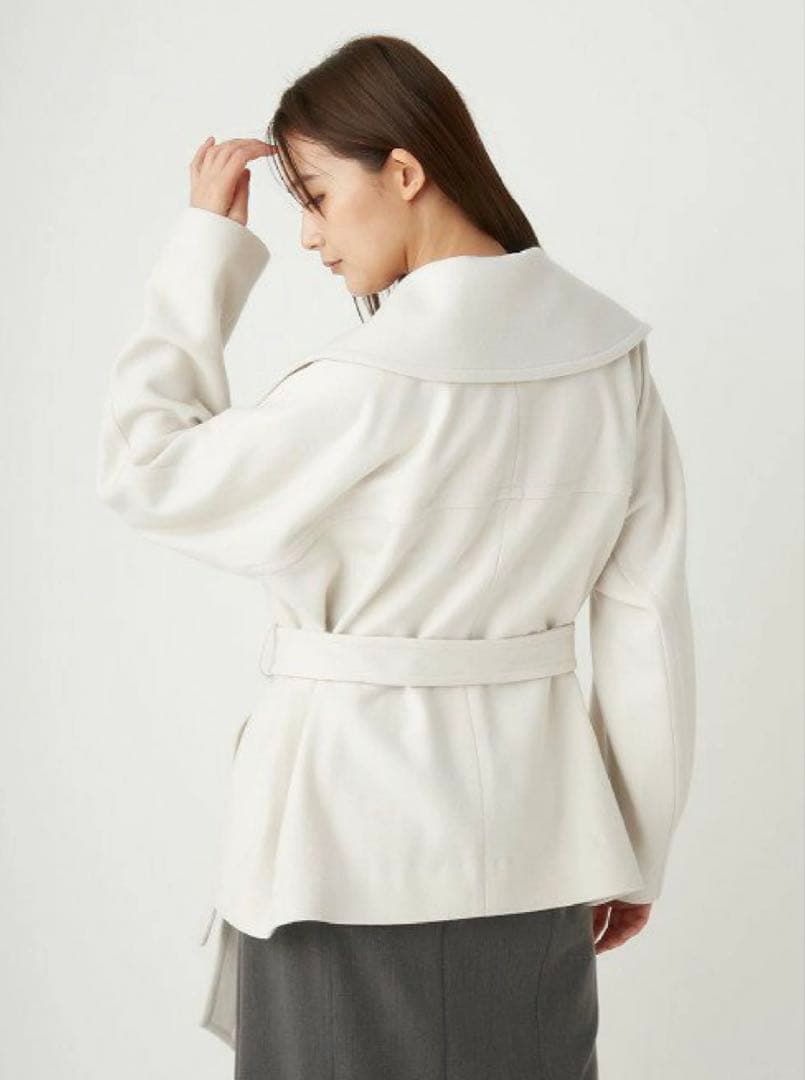 FRAY I.D フレイアイディー ビッグカラーショートコート