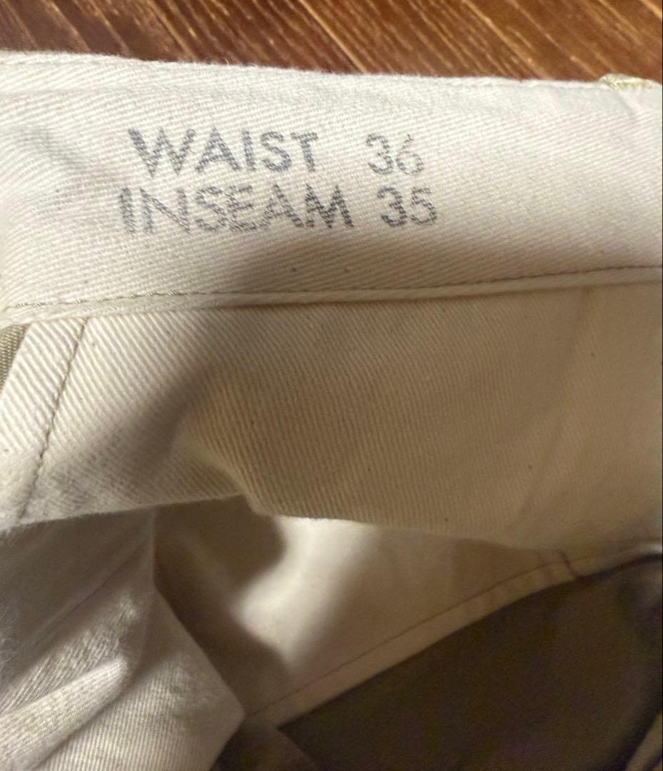 BUZZ RICKSON'S ミリタリーチノ1942モデル　36×35 タグ有