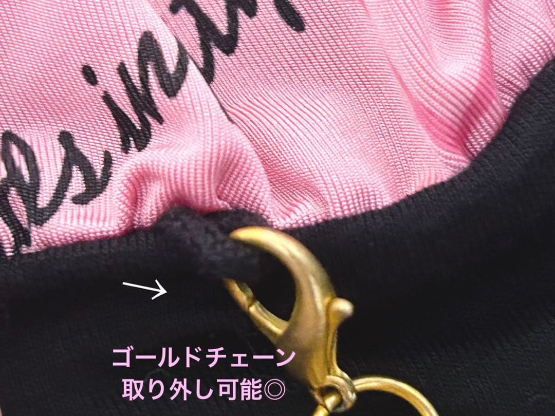 GOLDS×日菜あこコラボ♡オリジナルロゴハートリボン柄♡ゆるピタ♡キャミワンピ