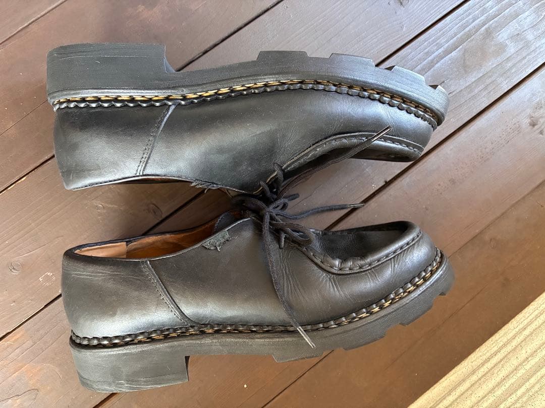 [タグ破損のため格安]パラブーツ　ミカエル黒40.5