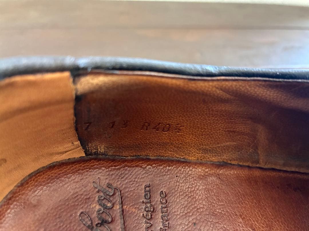 [タグ破損のため格安]パラブーツ　ミカエル黒40.5