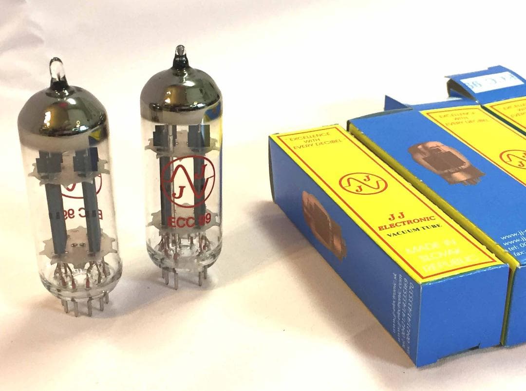 JJ製ECC99 電圧増幅管 4本セット