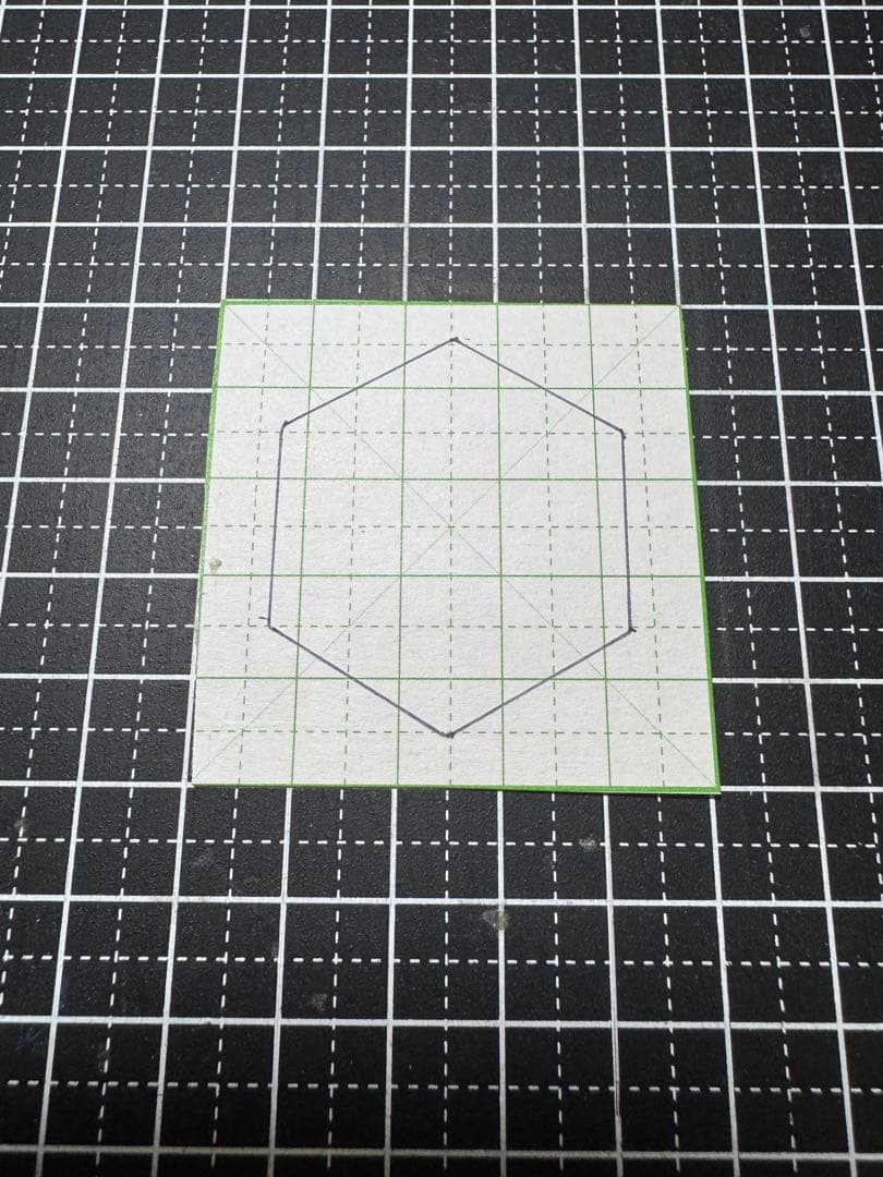 ヘキサゴン　フラワーガーデンのキルトトップ　型紙付き　パッチワーク　ハンドメイド