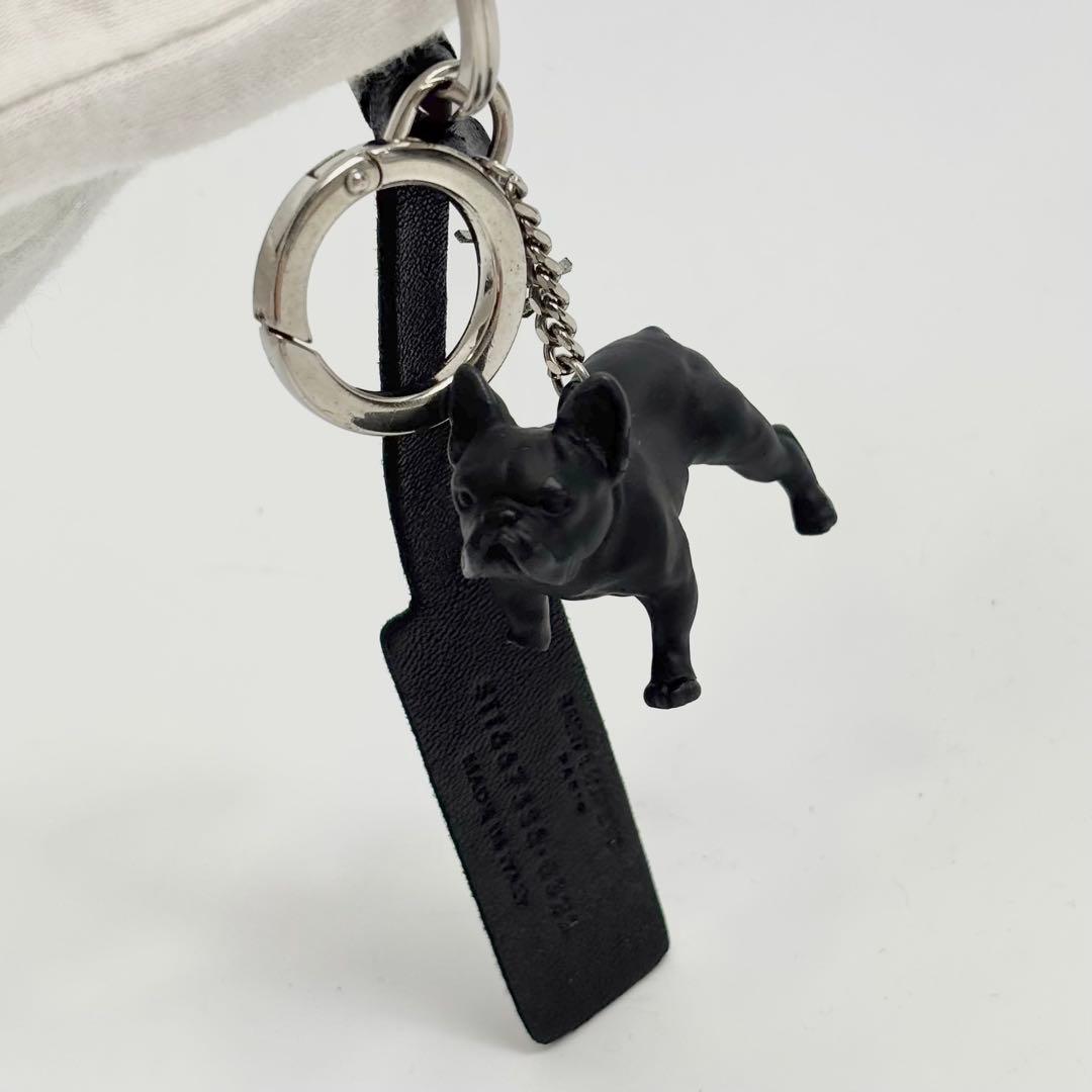 SAINT LAURENT PEPE KEYRING 現行 キーリング 犬