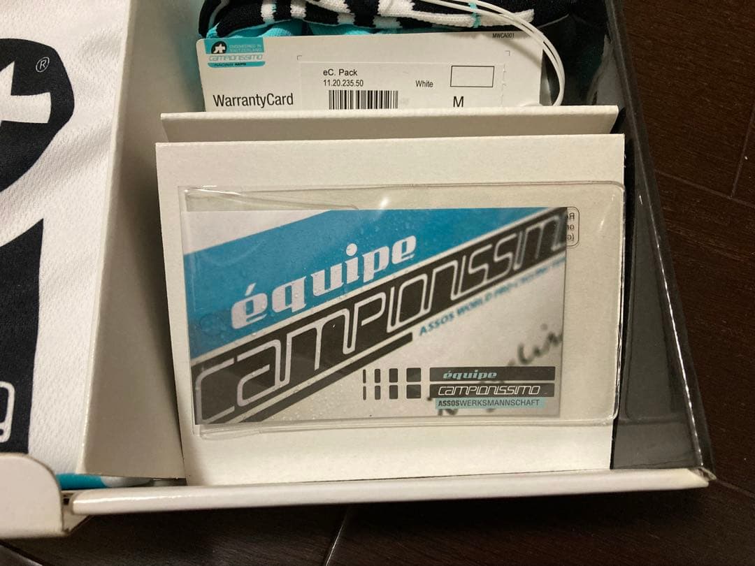 アソス assos eC pack限定ボックス　未使用品　メンズM