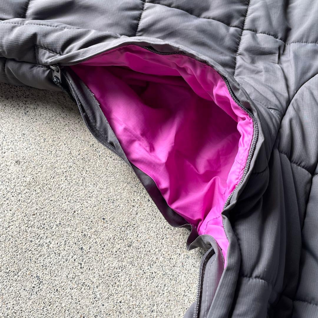 ジャケット・アウター Columbia hooded puffer jacket gray pink