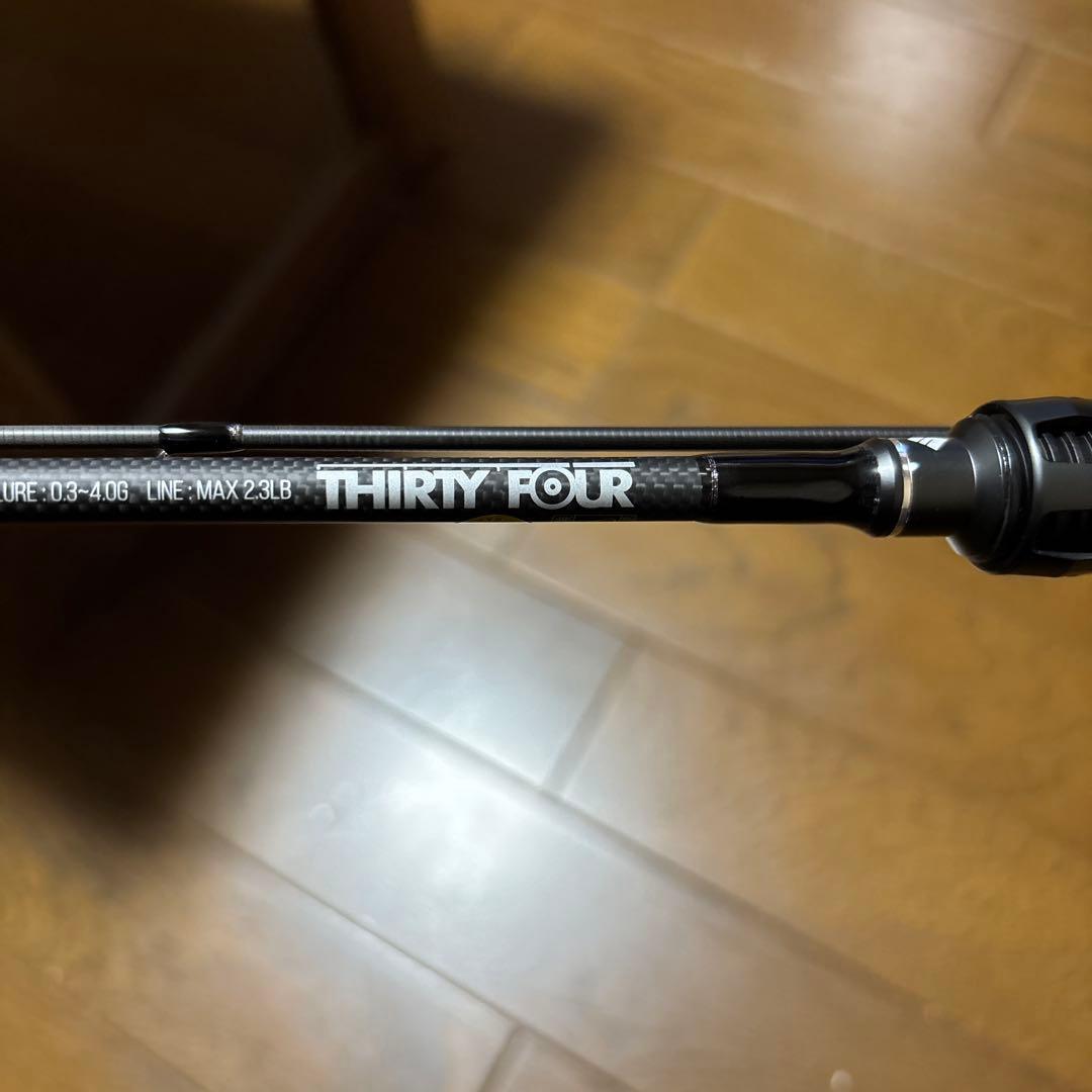 超美品:THIRTY FOUR SFR-51 アジングロッド5'1\