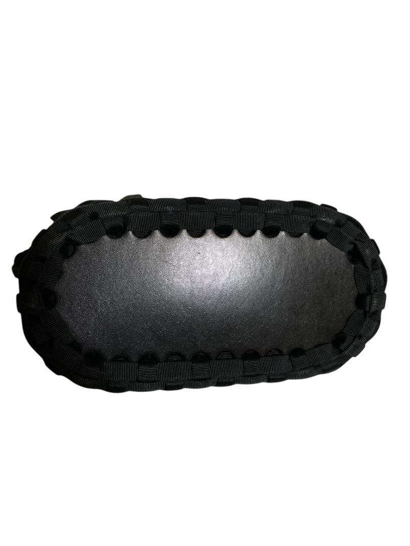 【希少】サルヴァトーレフェラガモ　かごバッグ　ハンドバッグ　ヴァラリボン　レザー