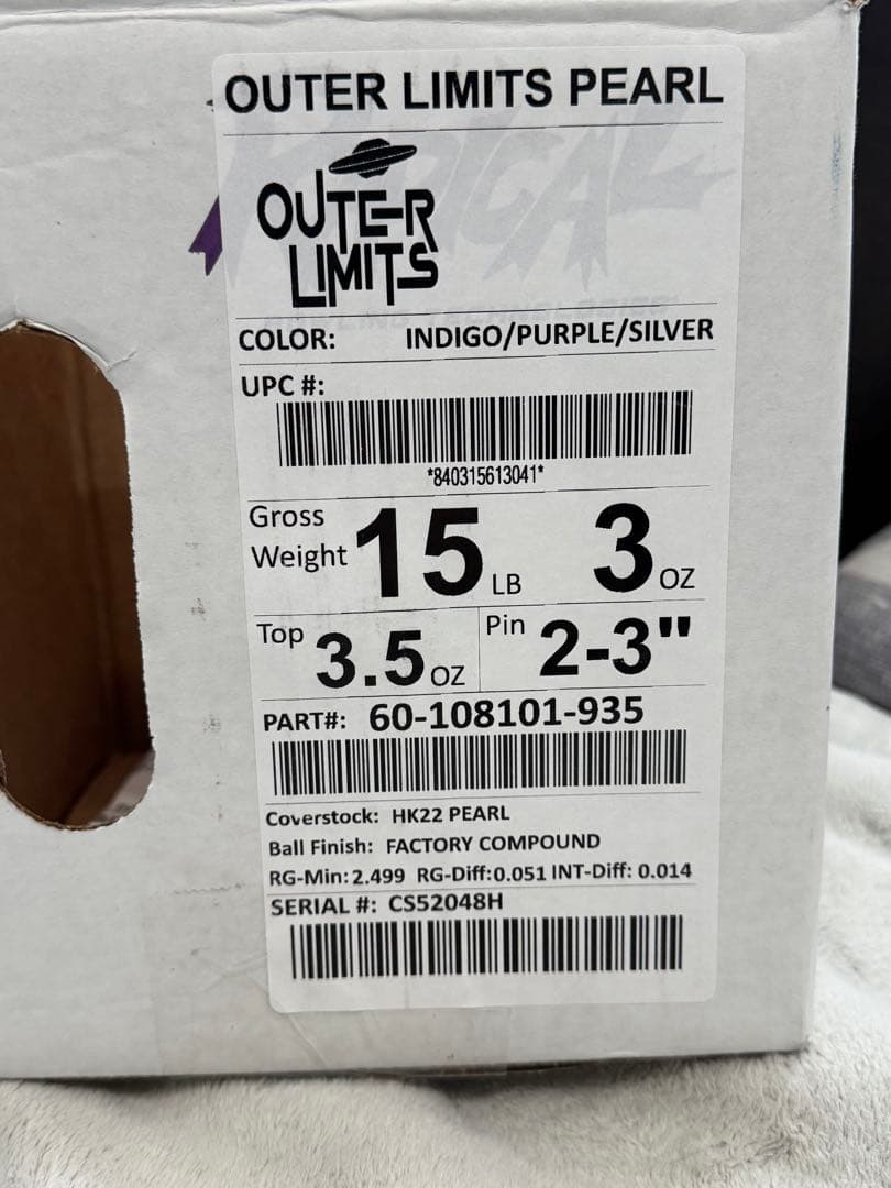 RADICAL OUTER LIMITS ボウリングボール