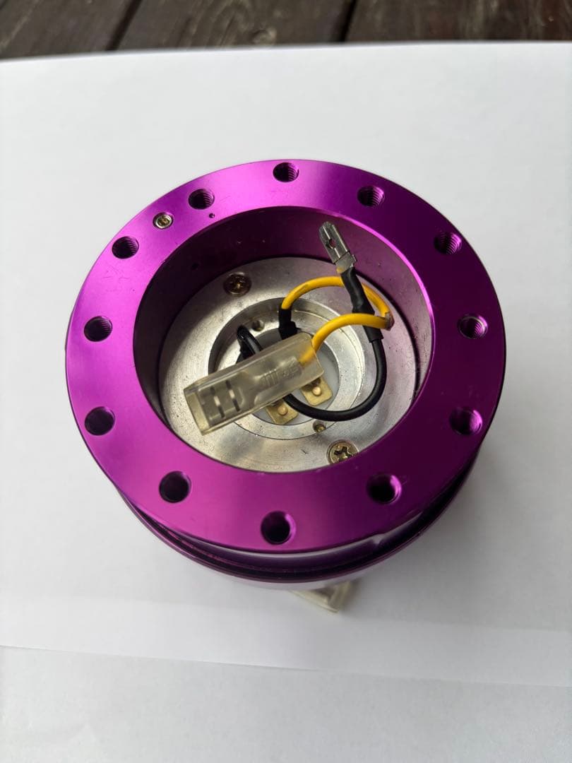 【正規品】NRG クイックリリース ステアリング ピンク チーンと鳴る