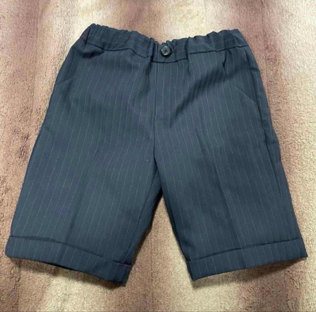 グリーンレーベル キッズフォーマル スリーピース 黒 120㎝