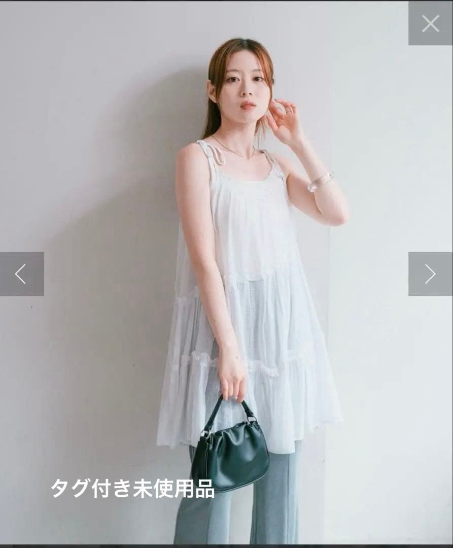 タグ付き未使用　kastane インド綿ティアードチュニック