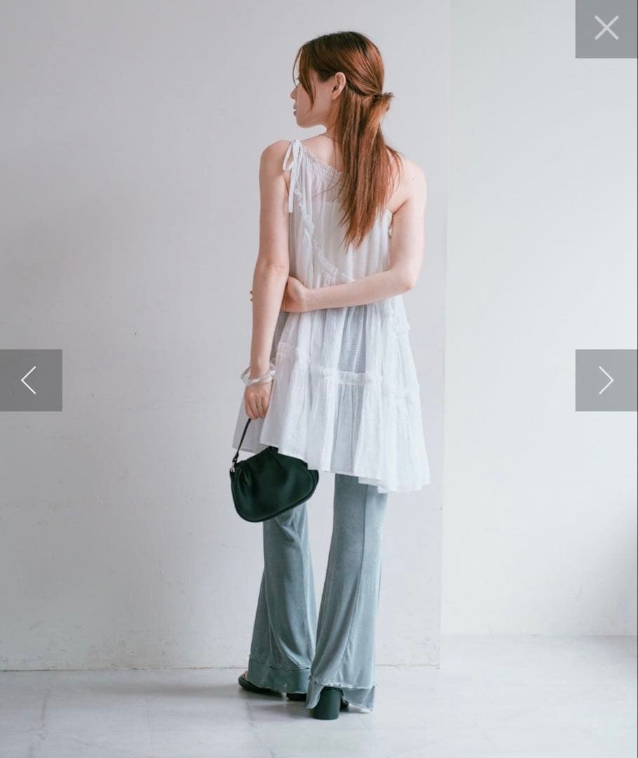 タグ付き未使用　kastane インド綿ティアードチュニック