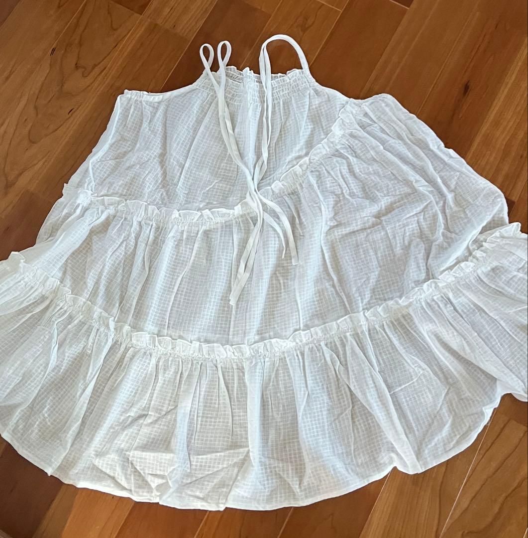 タグ付き未使用　kastane インド綿ティアードチュニック