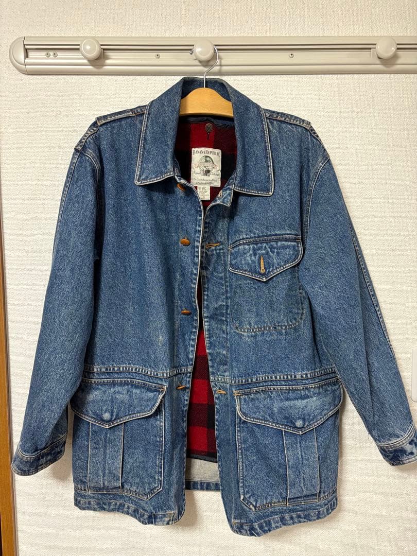 BANANA REPUBLIC デニムカバーオール 地球儀タグ