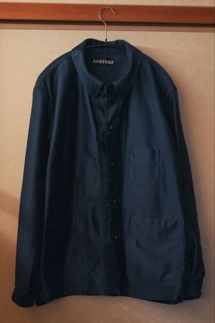 AUBERGE DM CHARBON モールスキン カバーオール