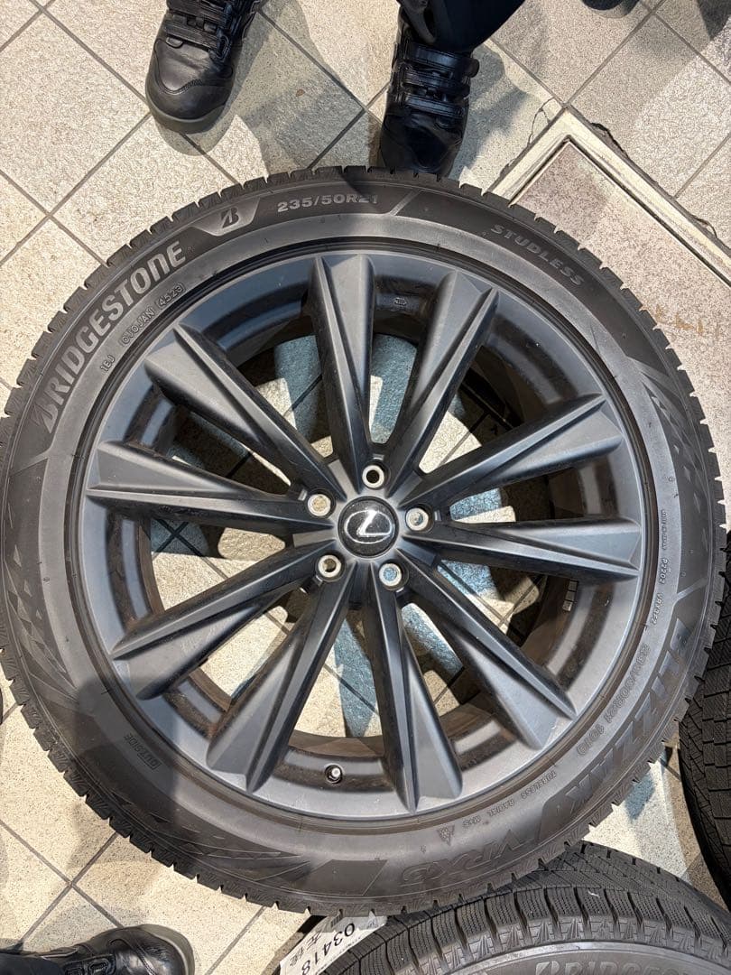 【コージ】純正ホイール付 ブリヂストン スタッドレスタイヤ VRX3