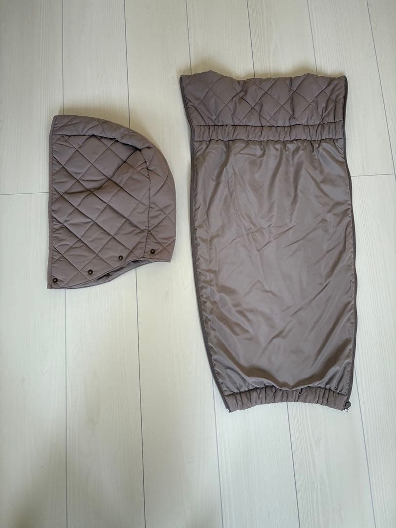 SWEET MOMMY ママコート　おんぶ　抱っこ　グレージュ　キルティング