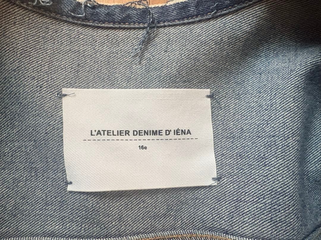 【美品】IENA リメイクルーズデニムブルゾン　38