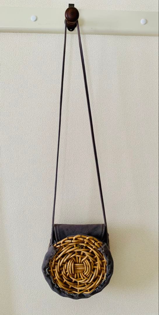 ebagosエバゴス ショルダーバッグ かごバッグ サークルポシェット