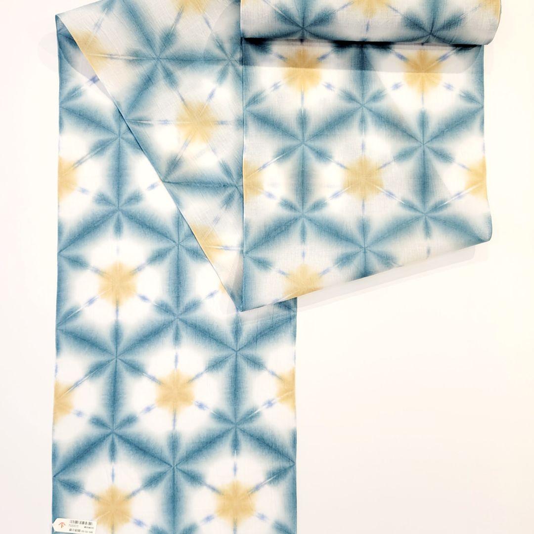 浴衣反物 藤井絞 雪花絞り