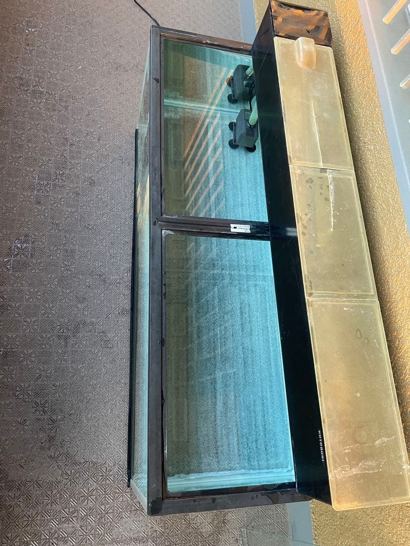 120cm 水槽　大阪府茨木市引取り限定　上部フィルター