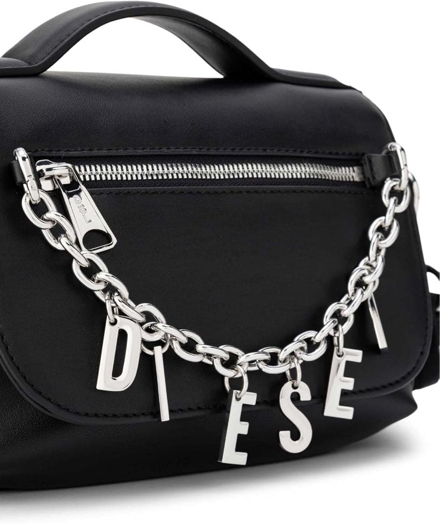 DIESEL チャーム付き 2WAY ミニショルダー/ハンドBAG